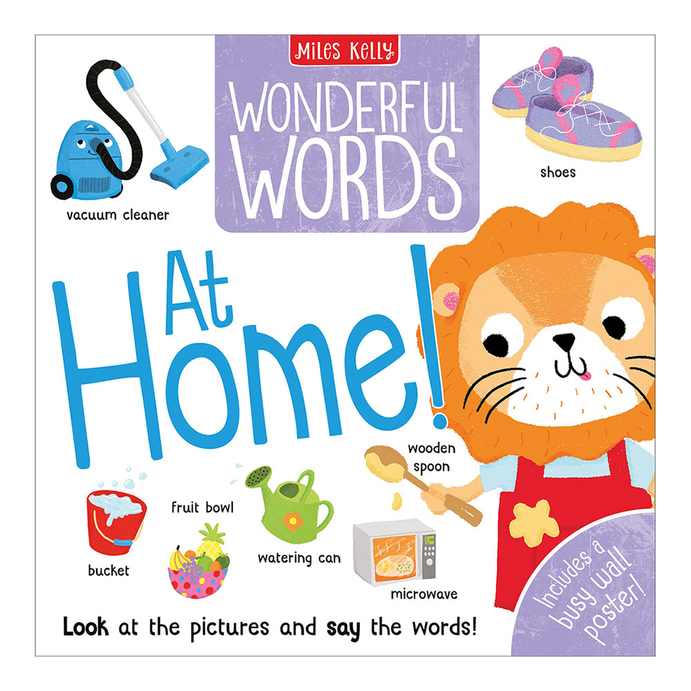 4pc Miles Kelly First Words Library Kids Reading Book