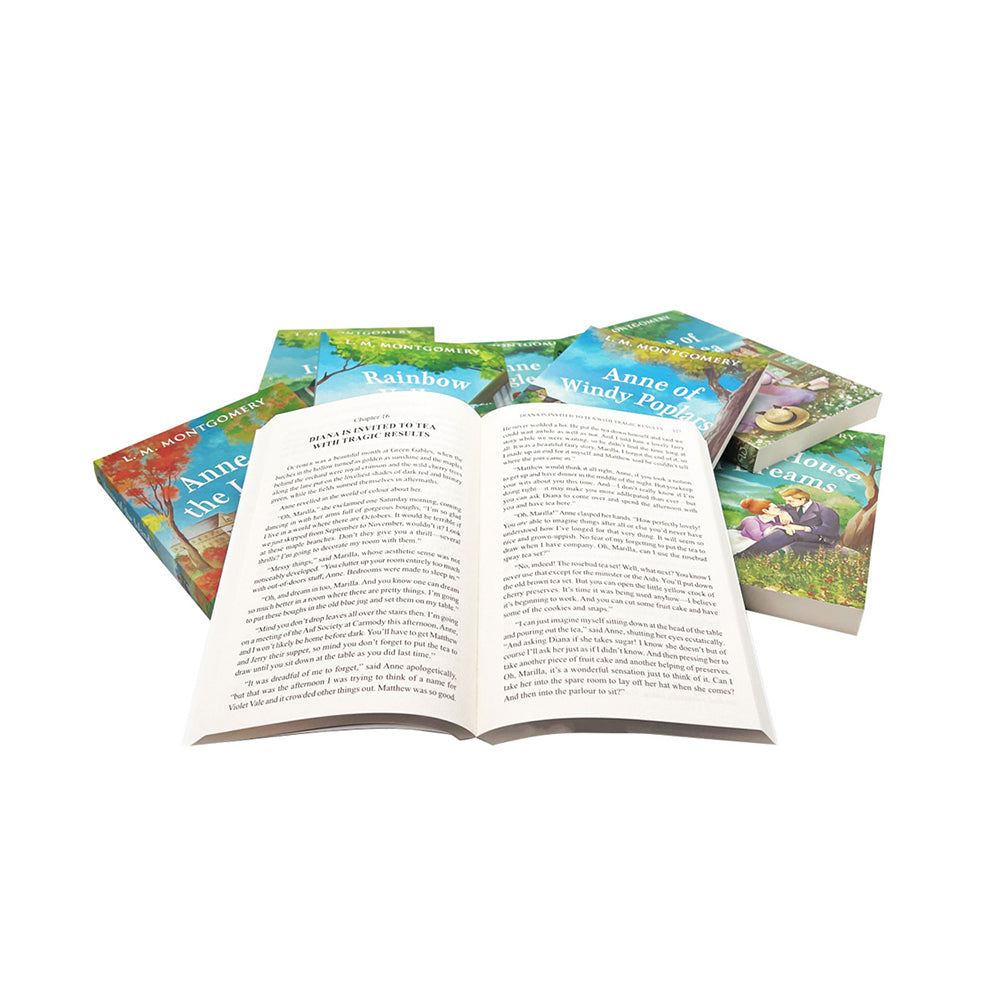 8pc Wilco Anne Of Green Gables Reading Book Collection 8y+