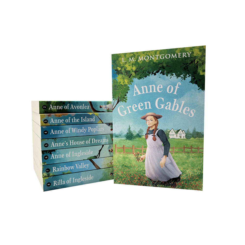 8pc Wilco Anne Of Green Gables Reading Book Collection 8y+