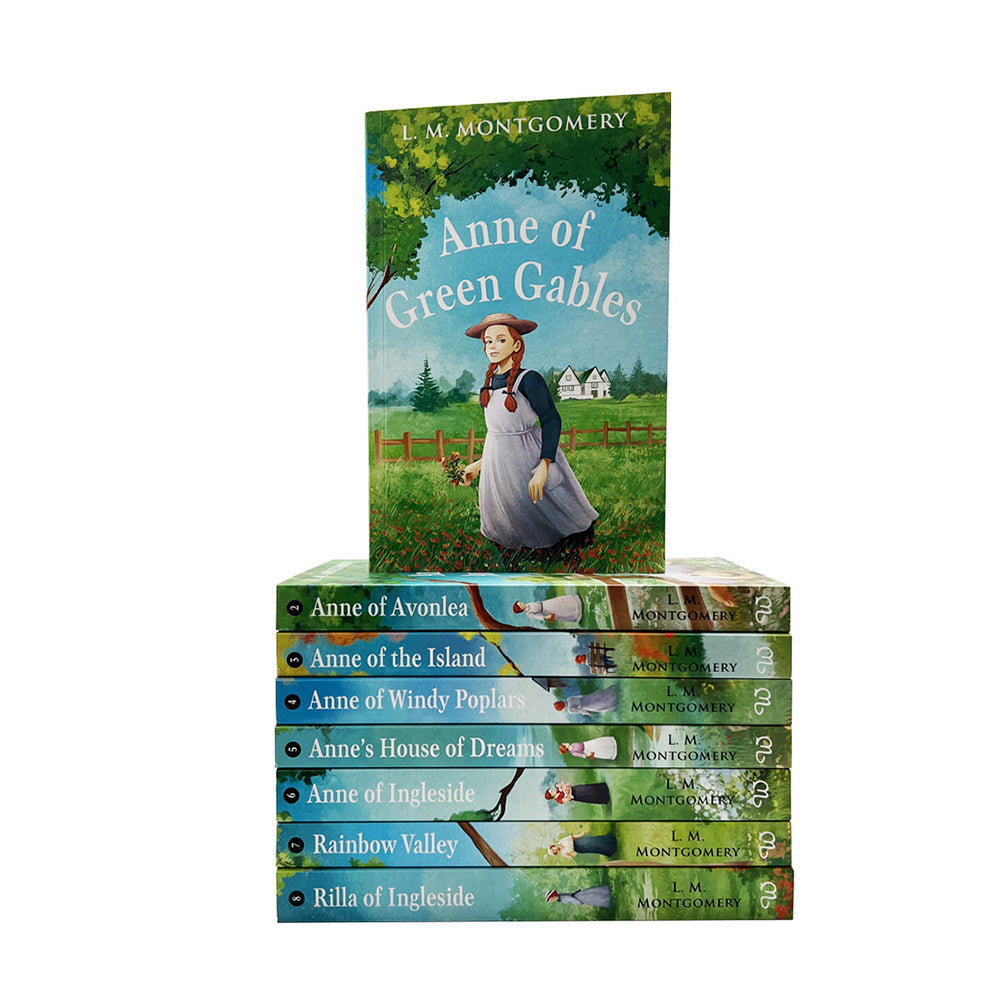 8pc Wilco Anne Of Green Gables Reading Book Collection 8y+