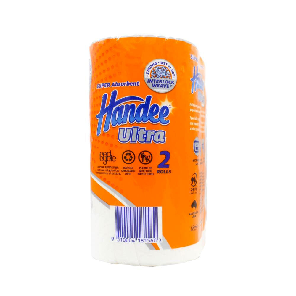 2264193-2pc-handee-ultra-60-sheets-paper-towel-white-22-5x20-5cm