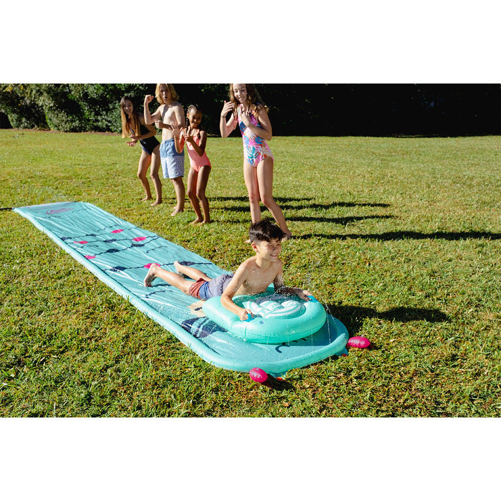 22-bsl-4017-bigmouth-inc-549cm-llama-splash-slide-kids-outdoor-fun-play-blue