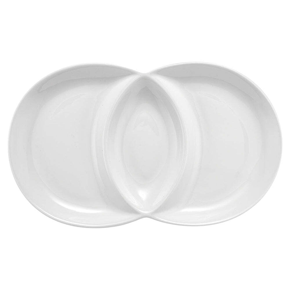 62111-ladelle-classica-3-section-porcelain-32cm-mini-loop-platter-white