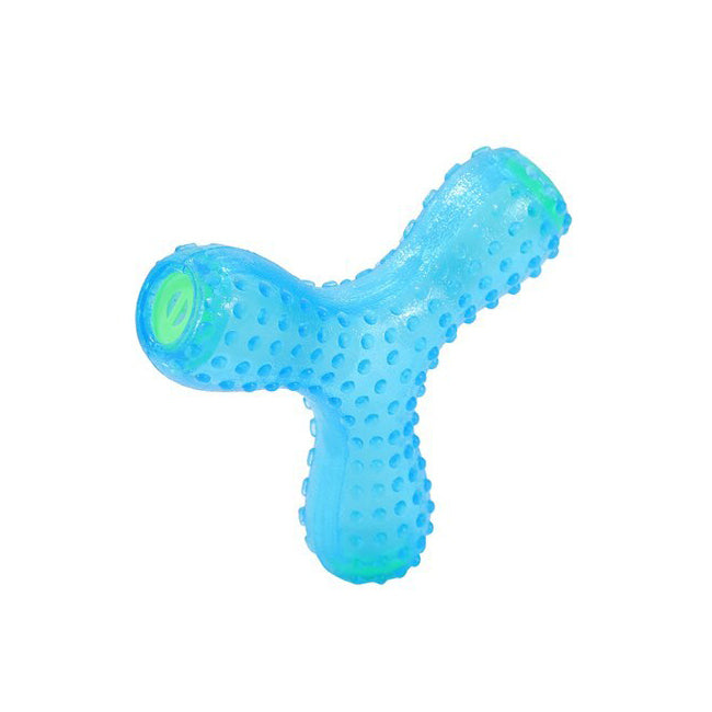 35884-paws-and-claws-giggle-tpr-tri-pet-chew-toy-14cm-assorted