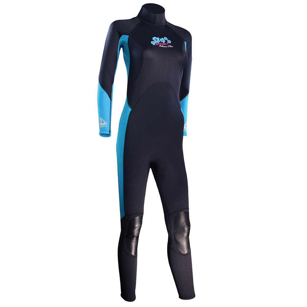Adrenalin Enduro-Flex 3/2mm Ladies Steamer Wetsuit for Surf/Snorkel Size 12 Blue — image 2