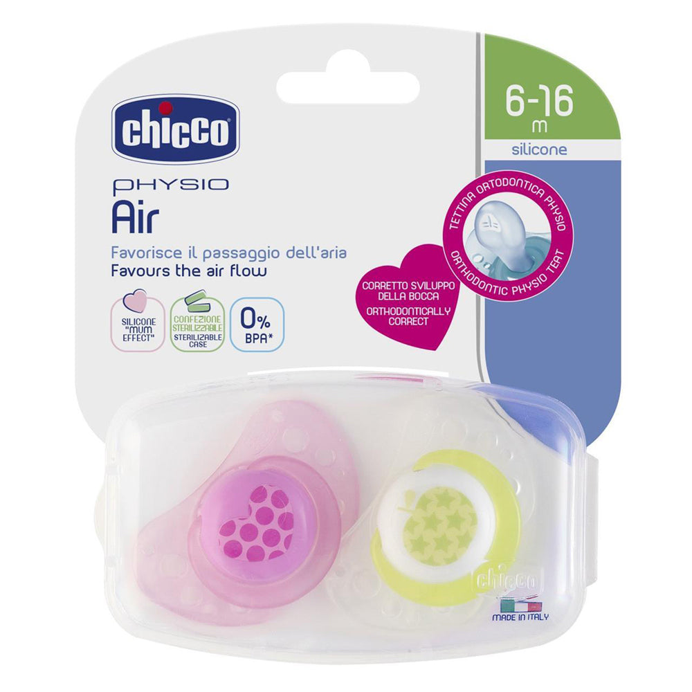 118378-2pc-chicco-nursing-baby-physio-air-silicone-soother-6-16m-girl