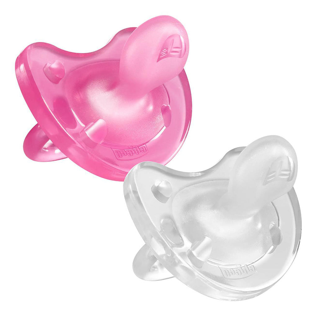 115540-2pc-chicco-nursing-baby-physio-soft-pink-clear-soother-0-6m-girl