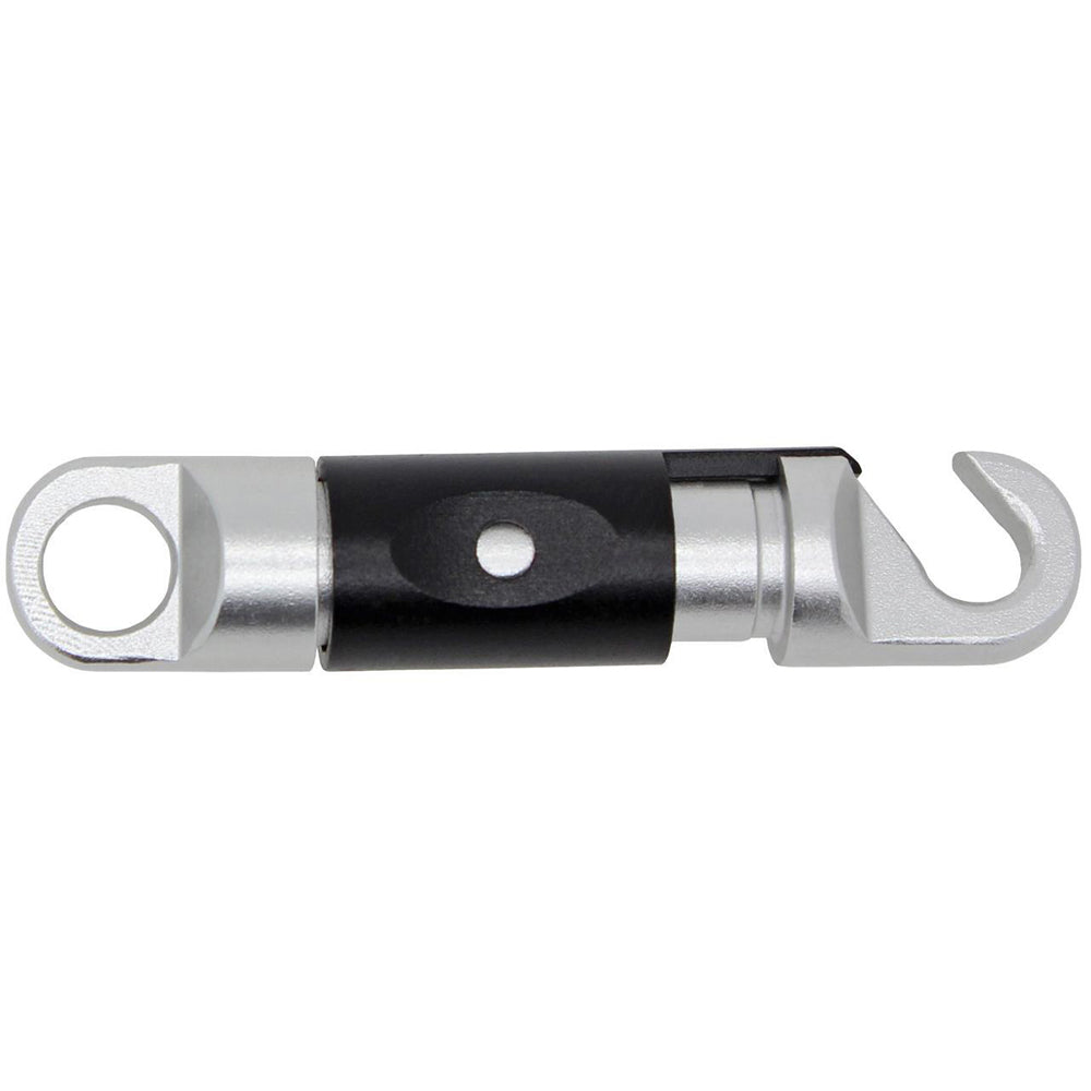 112220-connect-aluminum-carabiner-locklip-key-tools-lock-black-silver-14cm