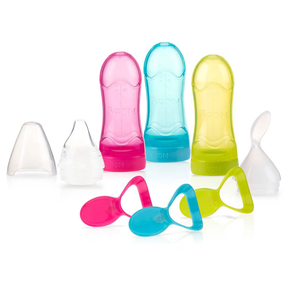 7001627-nuby-silicone-squeeze-feeder-w-spoon-3m-assorted