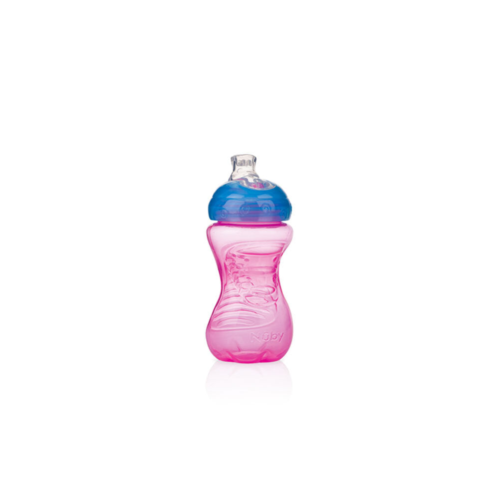 7009926-nuby-super-spout-grip-no-spill-cup-w-pp-cover-300ml-6m-assorted