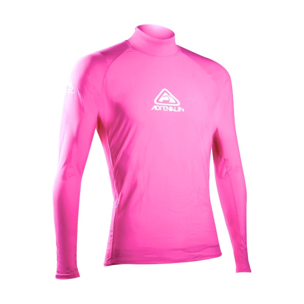 Adrenaline Junior Swimming Rashie Vivid Long Sleeve UPF50+ Sun Pink