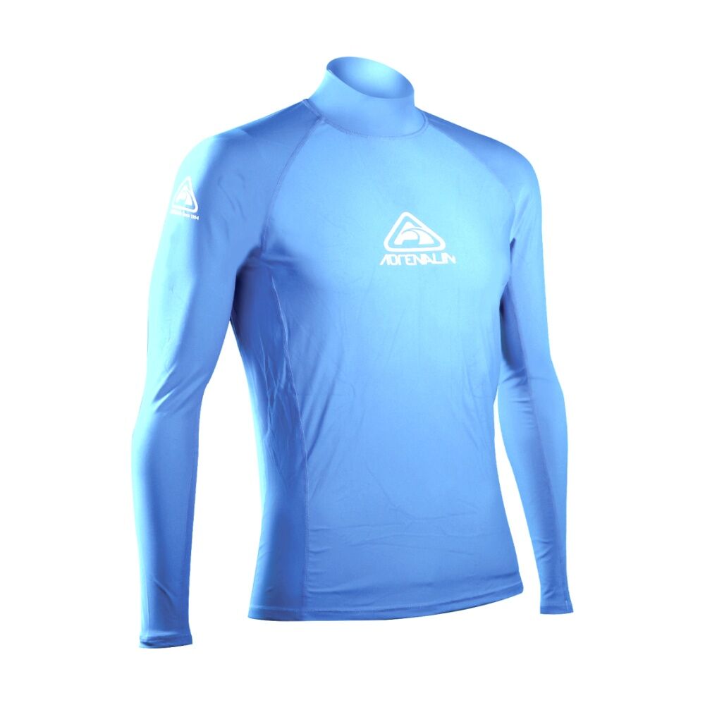 Adrenaline Adult Swimming Rashie Vivid Long Sleeve UPF50+ Sun Blue
