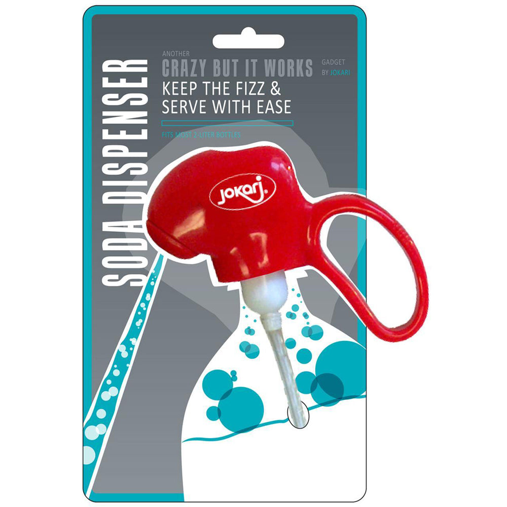 105209-jokari-soda-dispenser-fizzy-drink-saver-fits-upto-2l-bottle-red-10cm