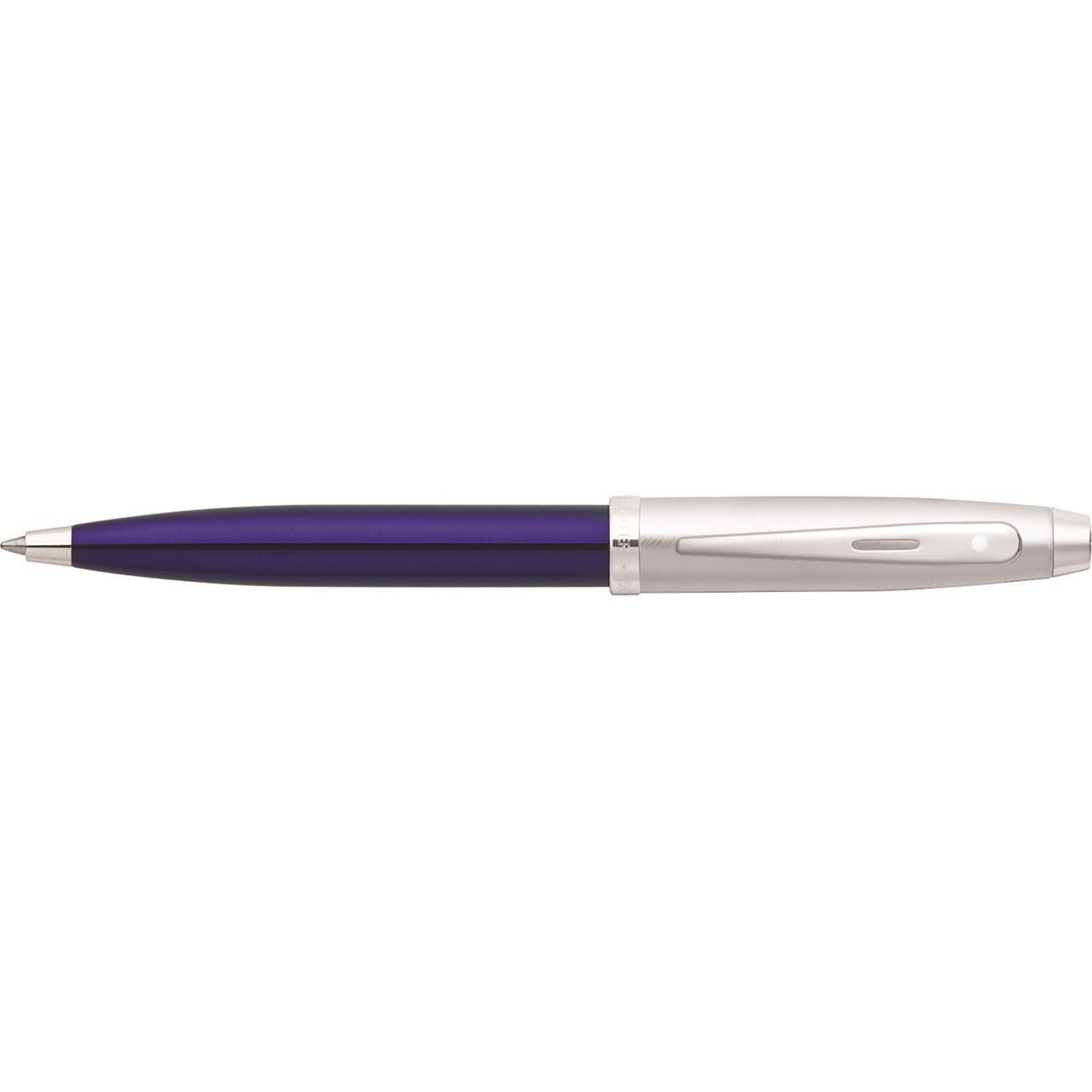 111522-sheaffer-100-ball-point-pen-translucent-barrel-hs-nib-blue