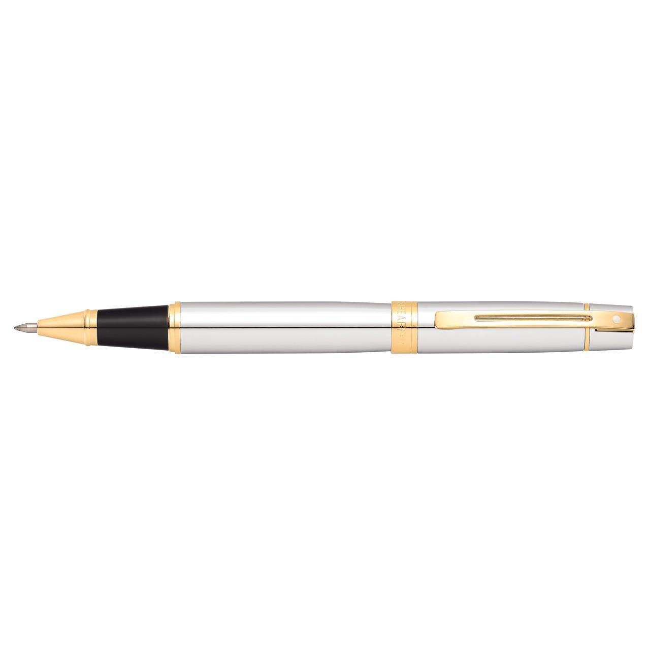 117886-sheaffer-300-roller-ball-pen-stationery-chrome-gold-trim