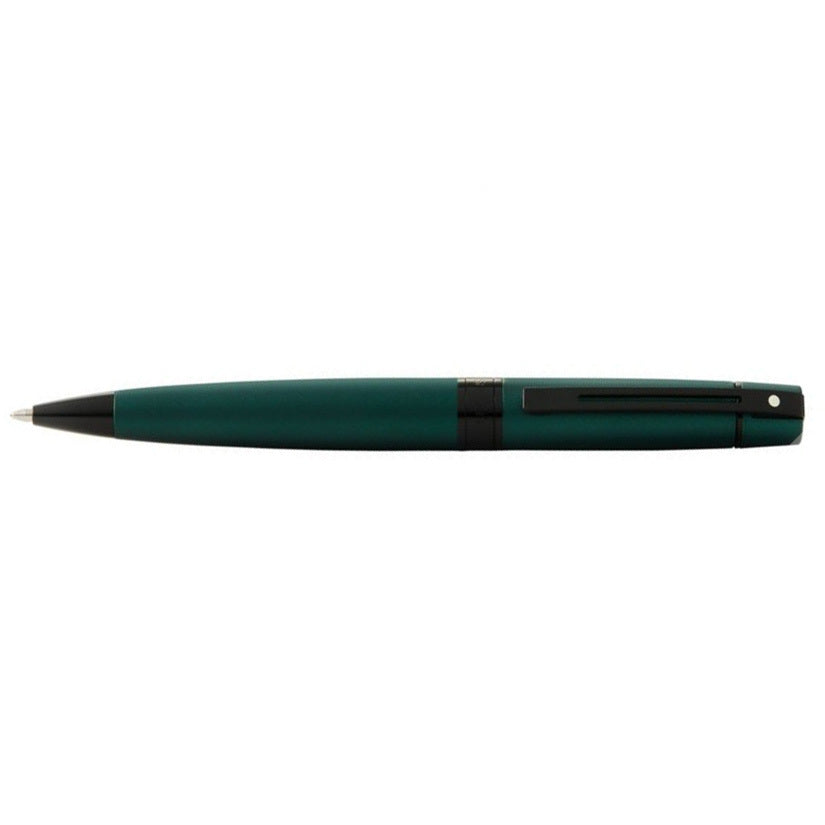 121438-sheaffer-300-ball-point-pen-stationery-matt-green-black-trim