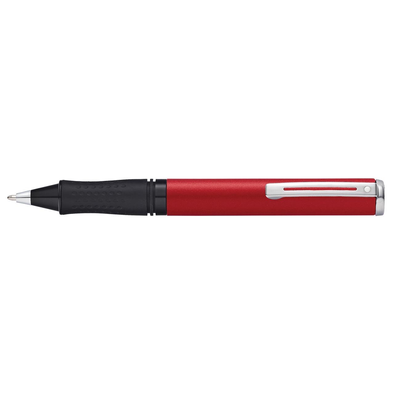 112477-sheaffer-award-trim-ball-point-pen-matt-red-chrome