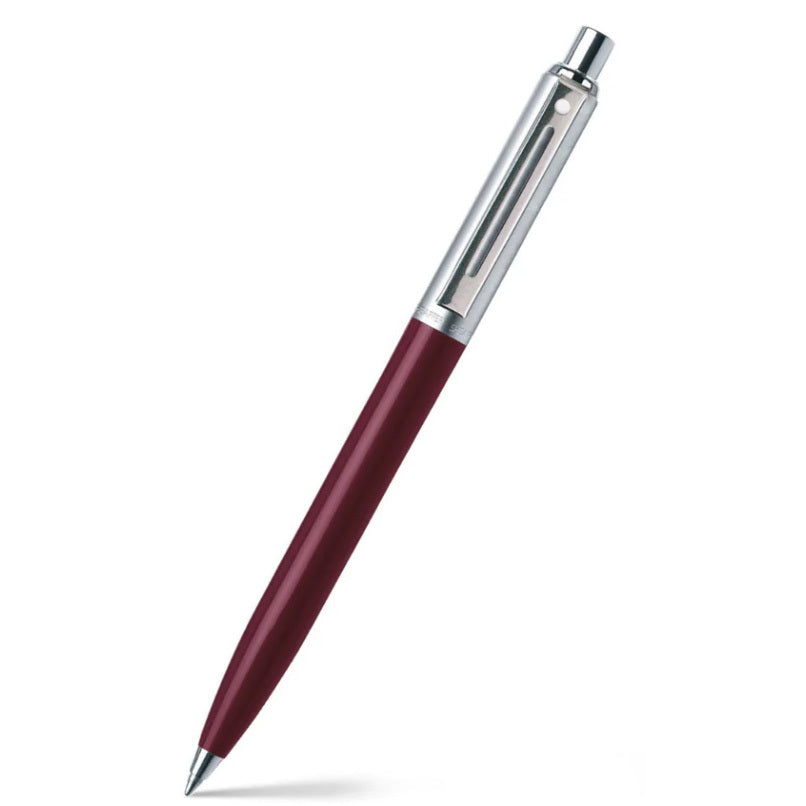 115347-sheaffer-burg-ball-point-pen-resin-barrel-chrome-cap