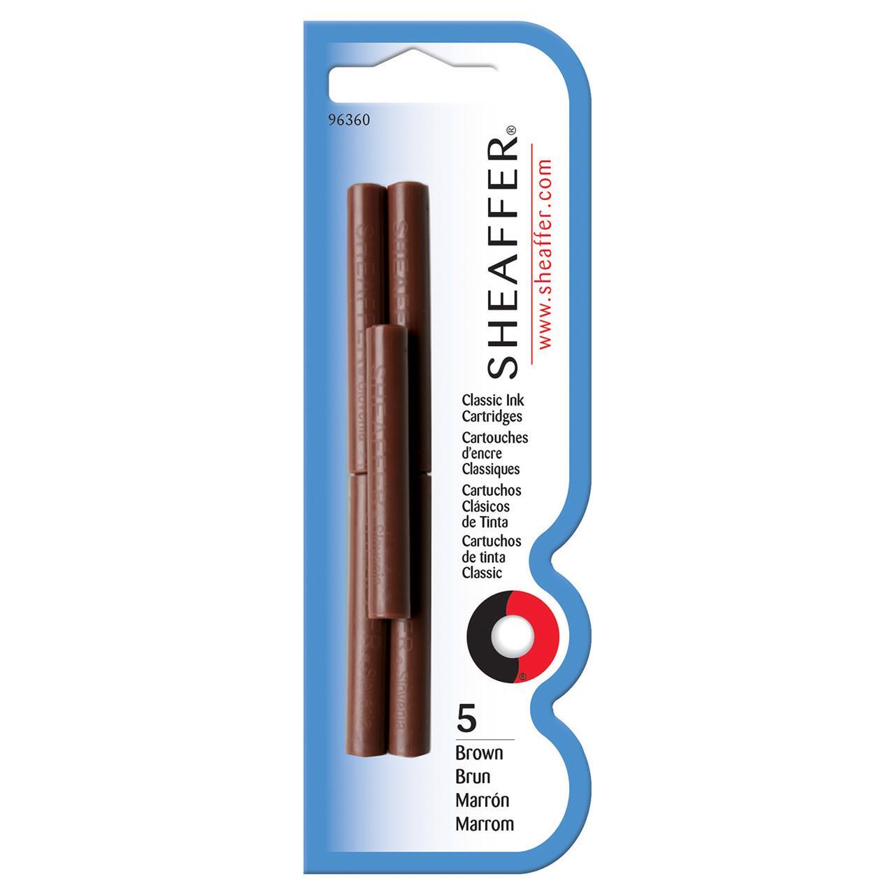 117486-5pc-sheaffer-skrip-fountain-pen-ink-cartridge-brown-blister