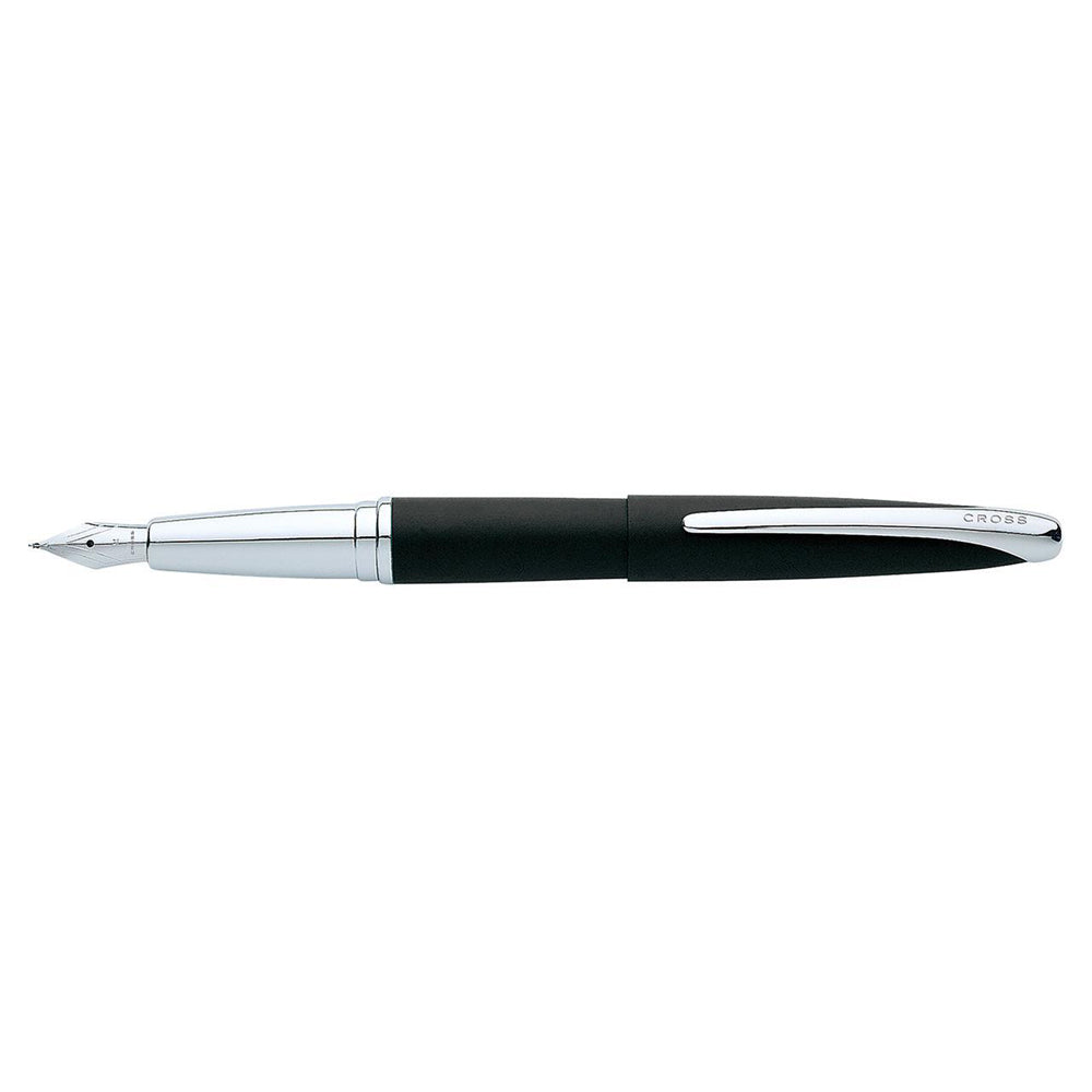 119710-cross-atx-basalt-fine-fountain-pen-nib-stationery-black-chrome