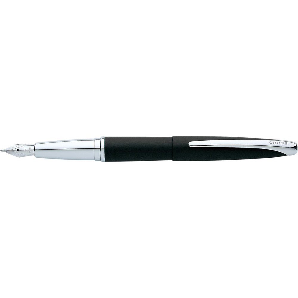 108037-cross-atx-basalt-medium-fountain-pen-nib-stationery-black-chrome