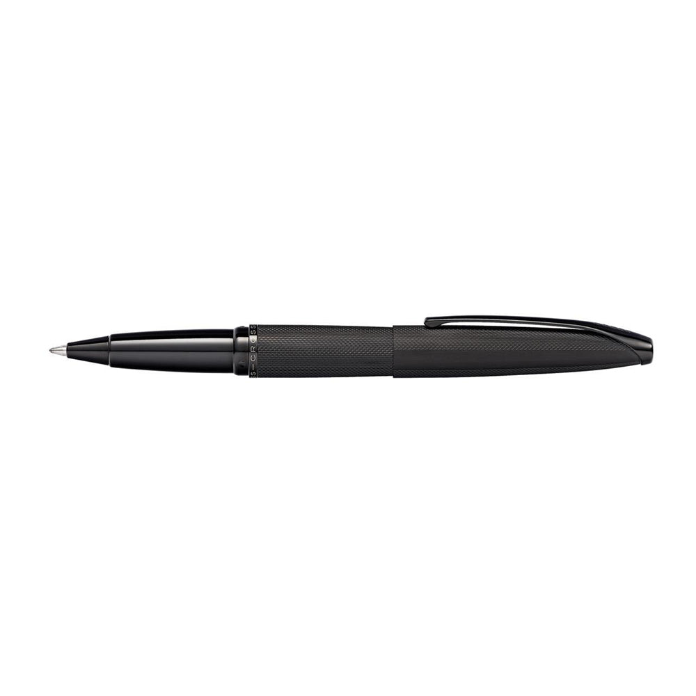 116637-cross-atx-brushed-etched-diamond-synthetic-resin-ball-point-pen-black