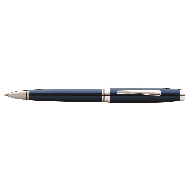 119298-cross-coventry-ball-point-pen-medium-nib-blue-lacquer-chrome