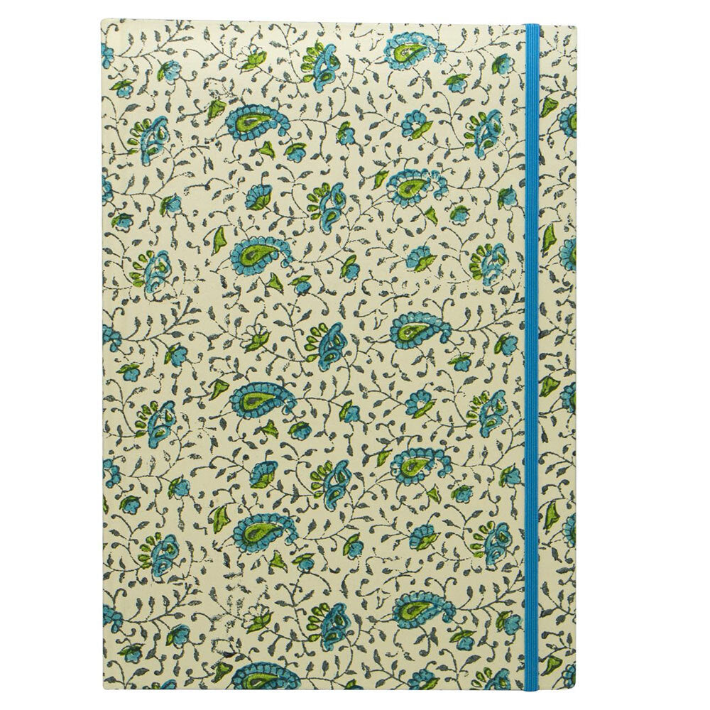 109145-lantern-studios-a4-journal-notebook-hardcover-stationery-indian-blue-bodhi