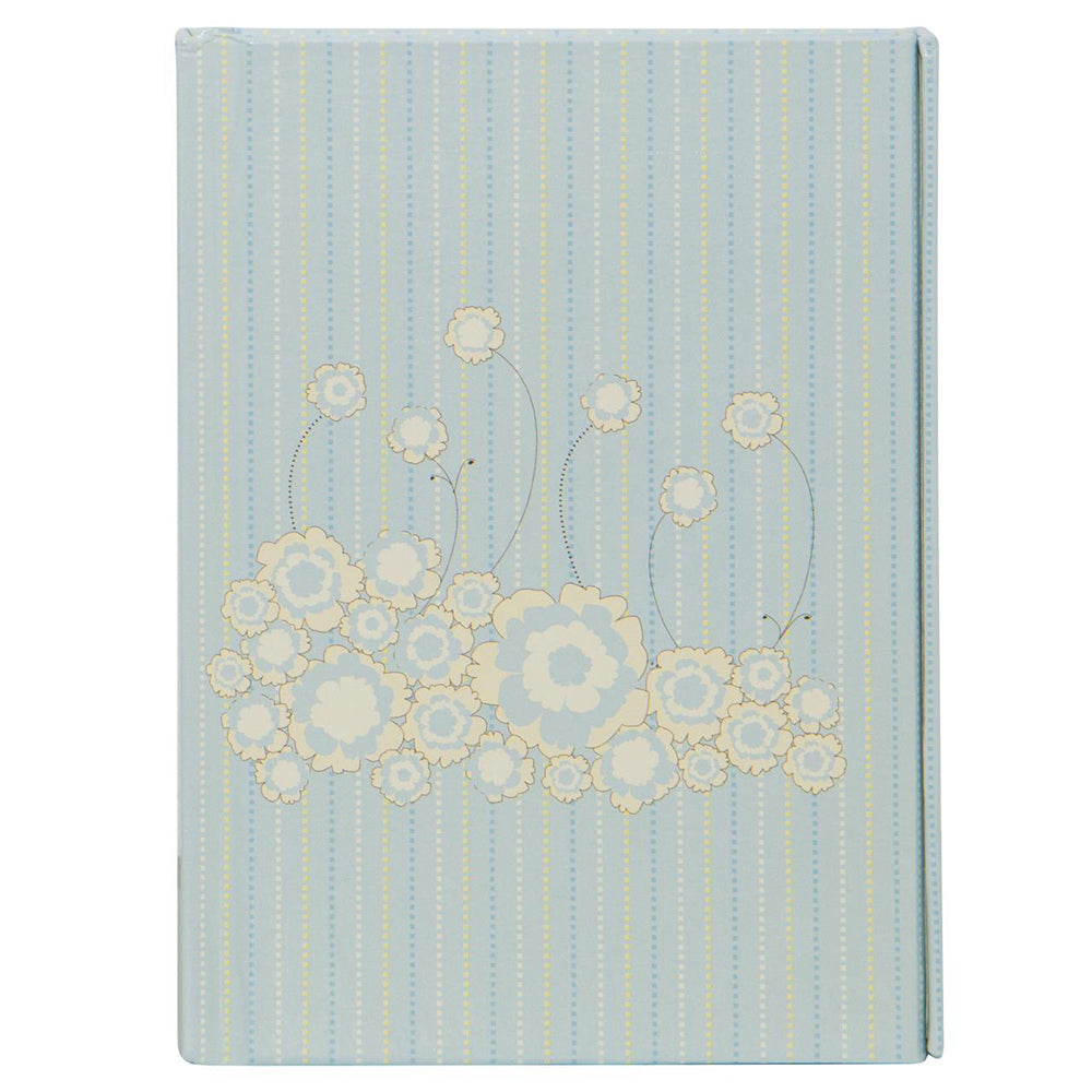 109177-lantern-studios-a6-journal-notebook-hardcover-magnetic-blue-flowers