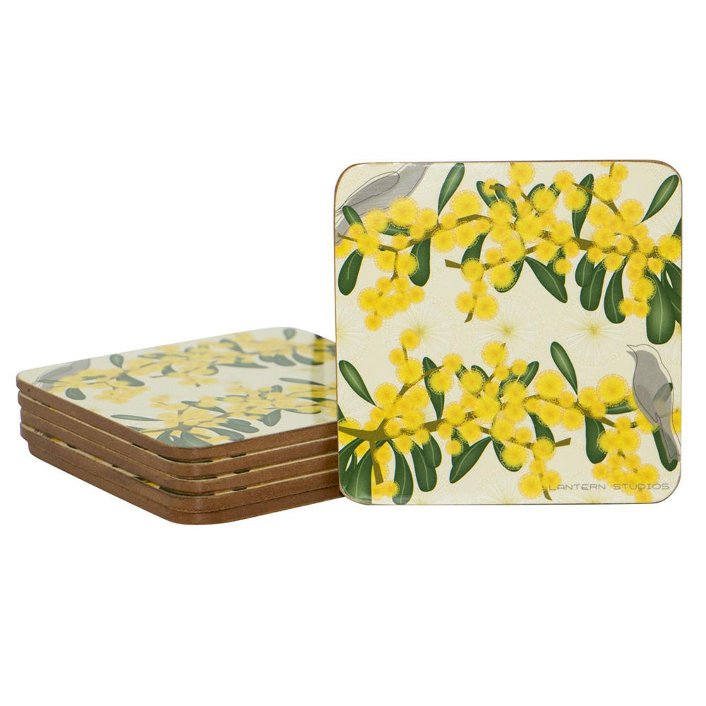 109335-6pc-lantern-studios-botanica-11cm-coaster-set-square-wattle