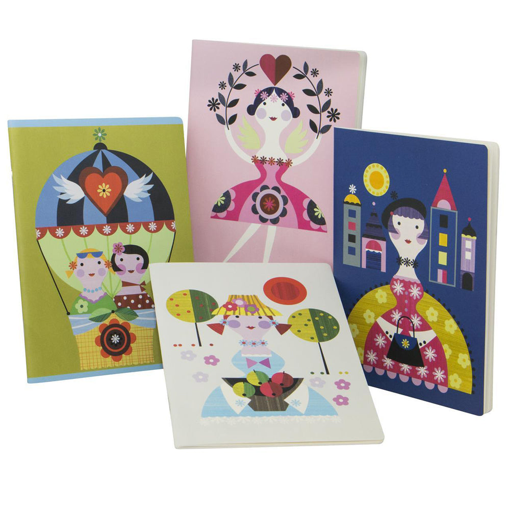 109381-4pc-lantern-studios-ellen-g-cahier-exercise-book-set