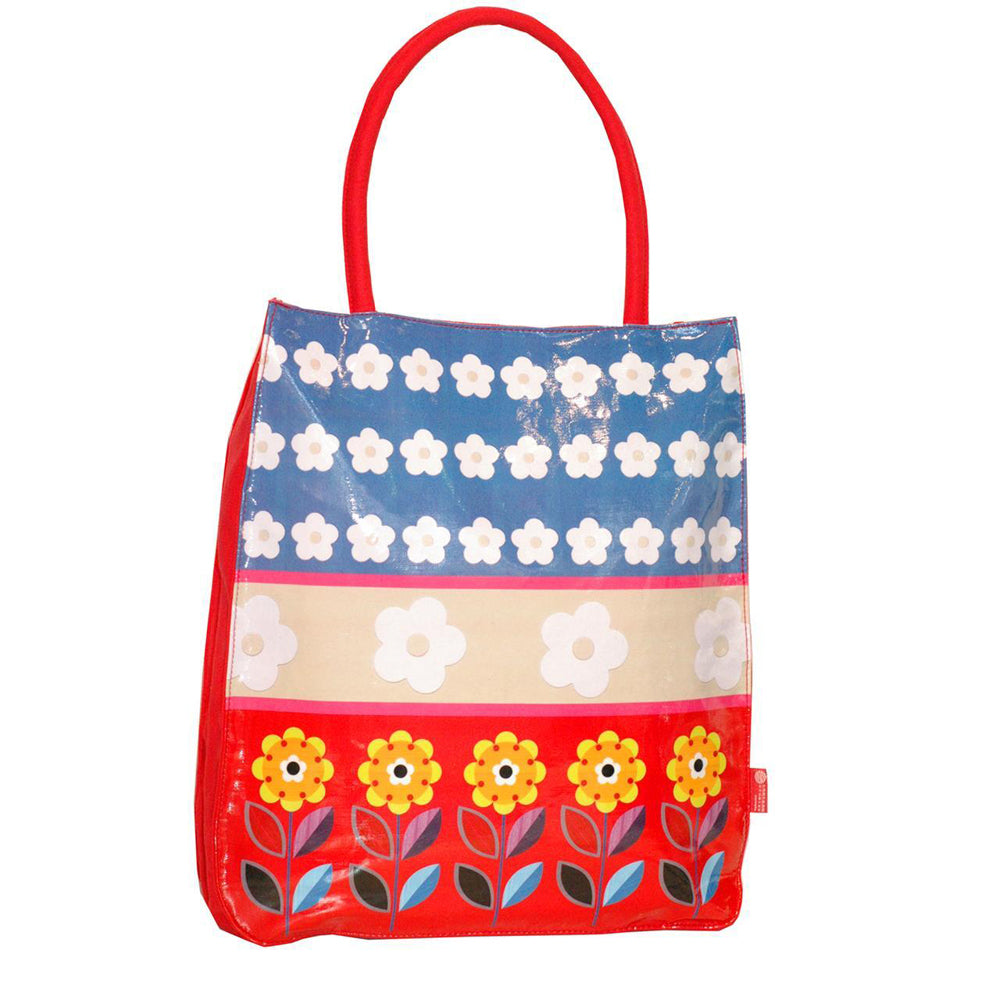 109409-lantern-studios-ellen-g-pvc-tote-bag-fashion-handbag-daisies