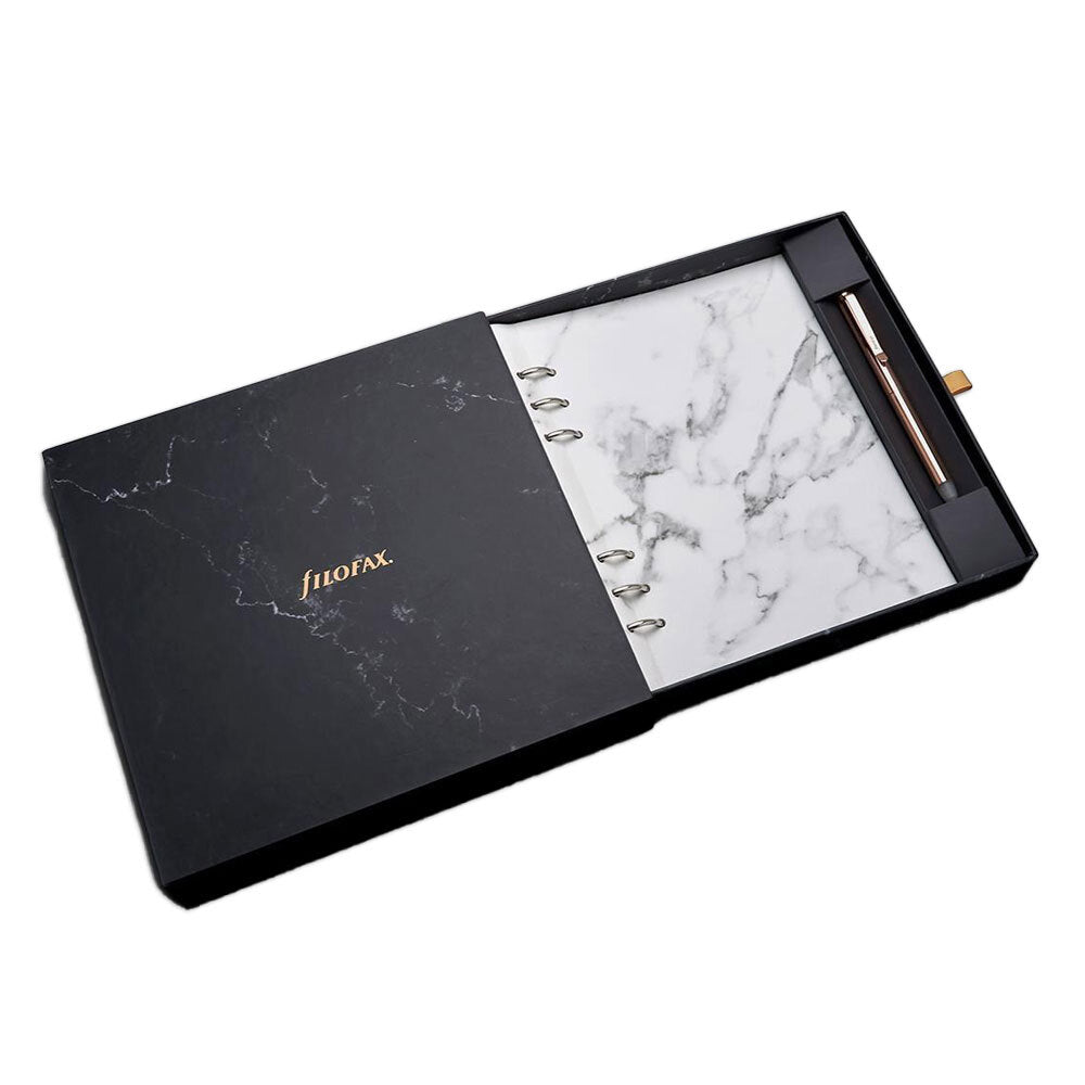 117279-filofax-a5-clipbook-marble-rose-gold-pen-gift-set