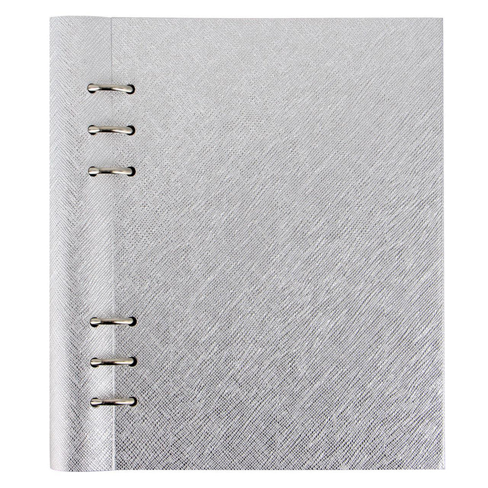101352-filofax-a5-saffiano-clipbook-personal-organiser-planner-metallic-silver