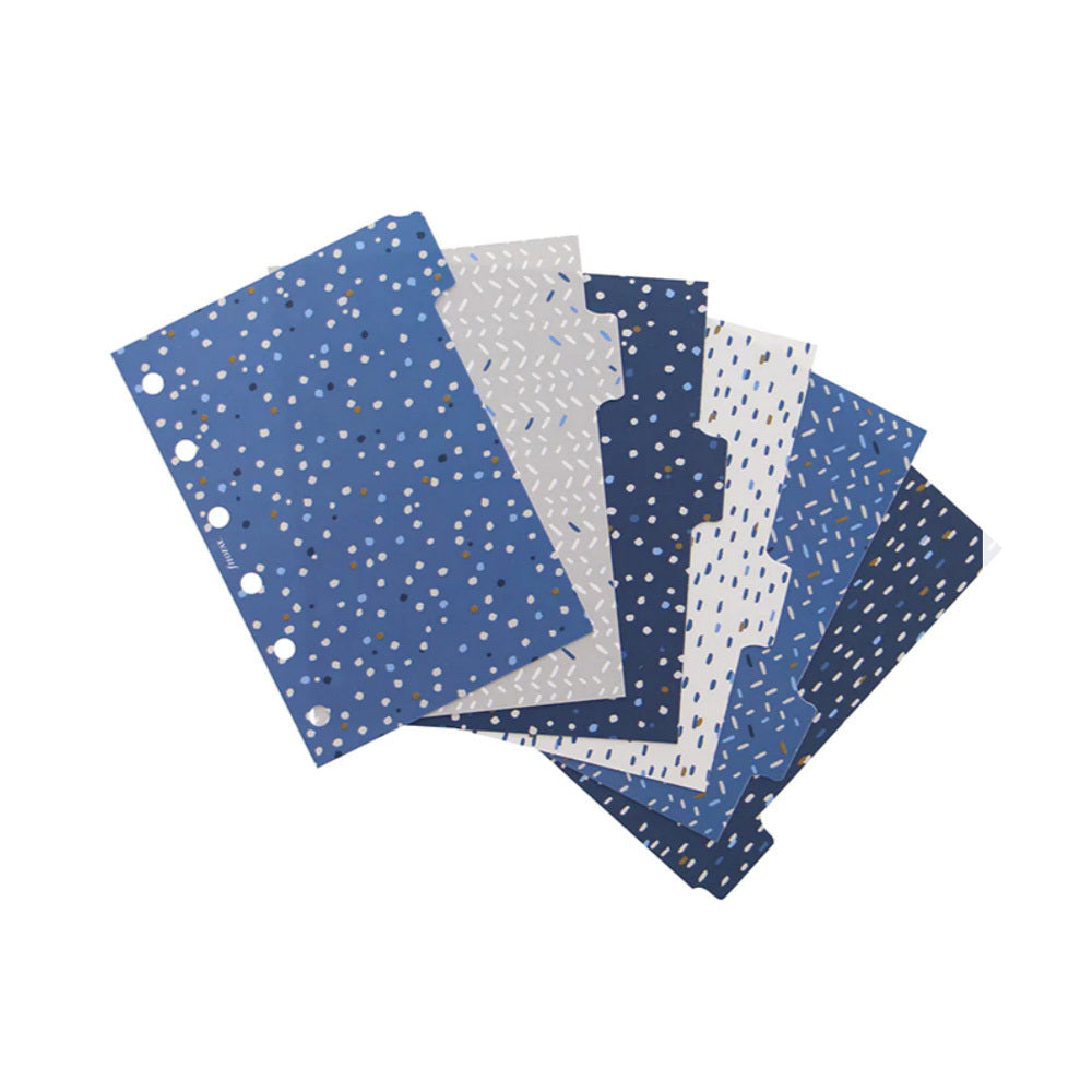 121607-6pc-filofax-pocket-12cm-plastic-dividers-organiser-indigo
