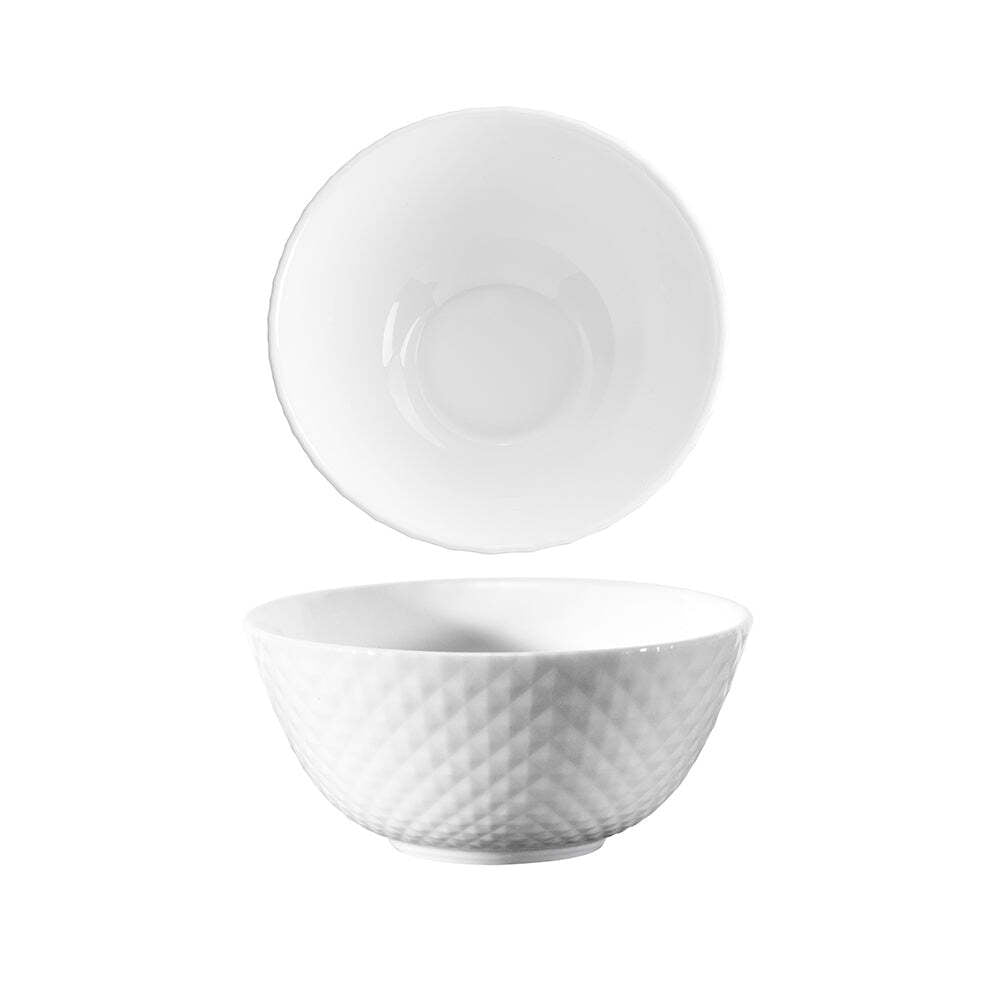 51083-wiltshire-diamond-white-glass-textured-rice-bowl-12cm
