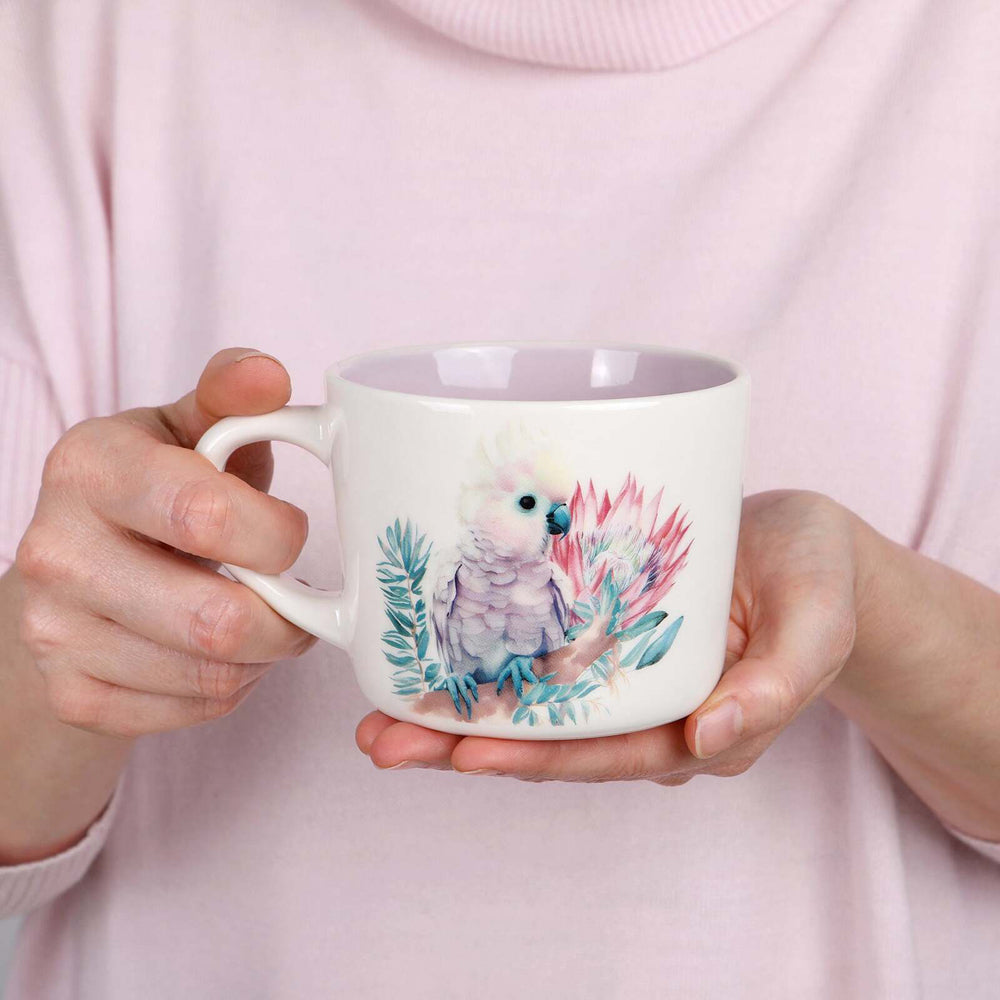 51091-wiltshire-purple-cockatoo-printed-new-bone-china-mug-400ml