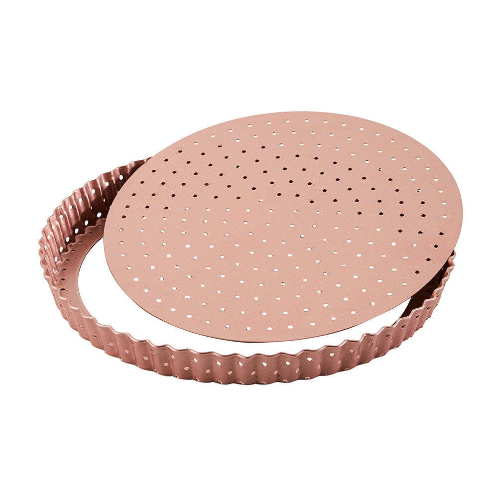 40720-wiltshire-rose-gold-non-stick-perforated-quiche-baking-tin-23-5cm
