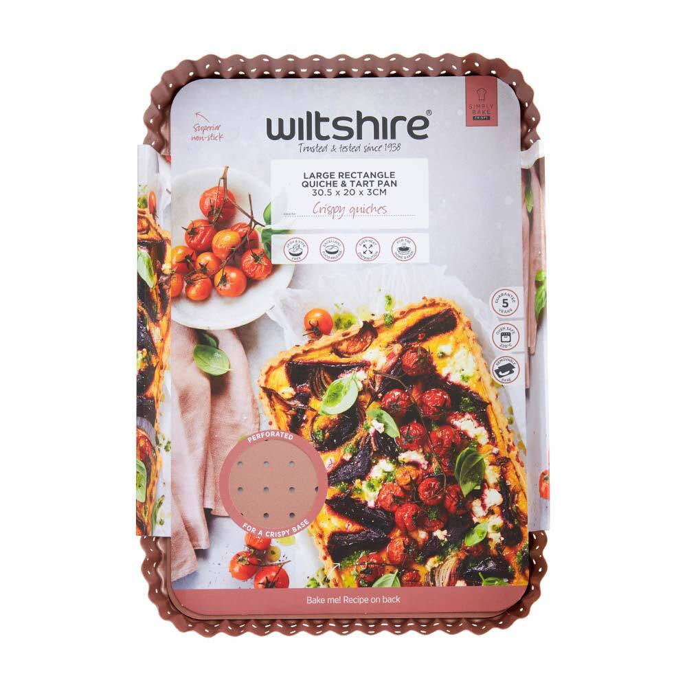 40717-wiltshire-rose-gold-non-stick-perforated-rectangular-tart-pan-30-5x20cm