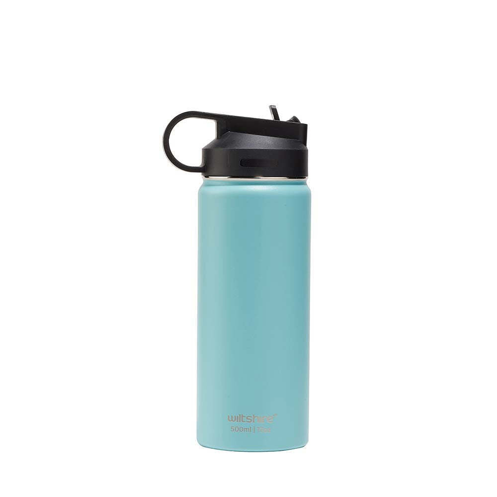 48179-wiltshire-insulated-wide-stainless-steel-drinking-water-bottle-turquoise-500ml