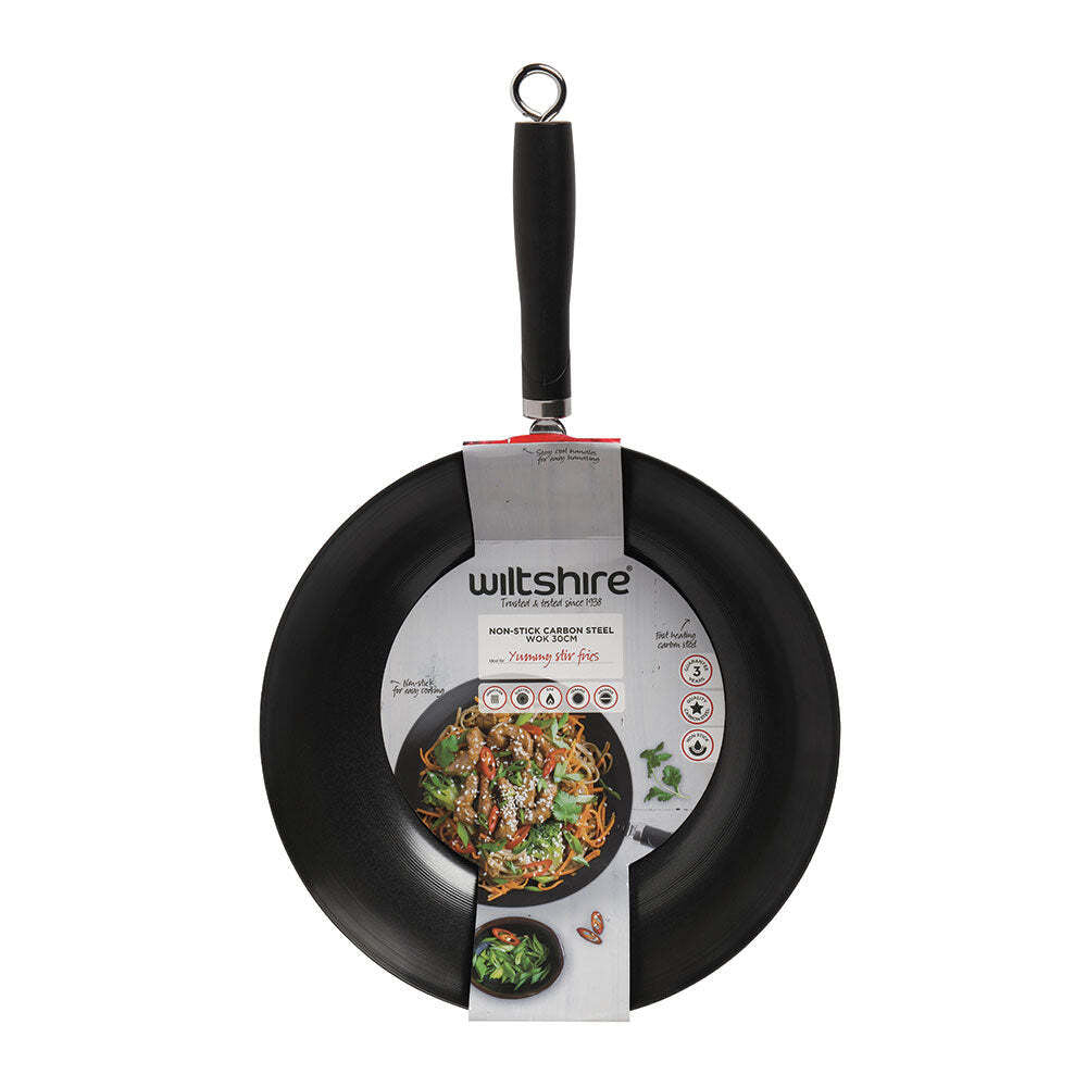 42021-wiltshire-soho-non-stick-carbon-steel-wok-pan-black-30cm