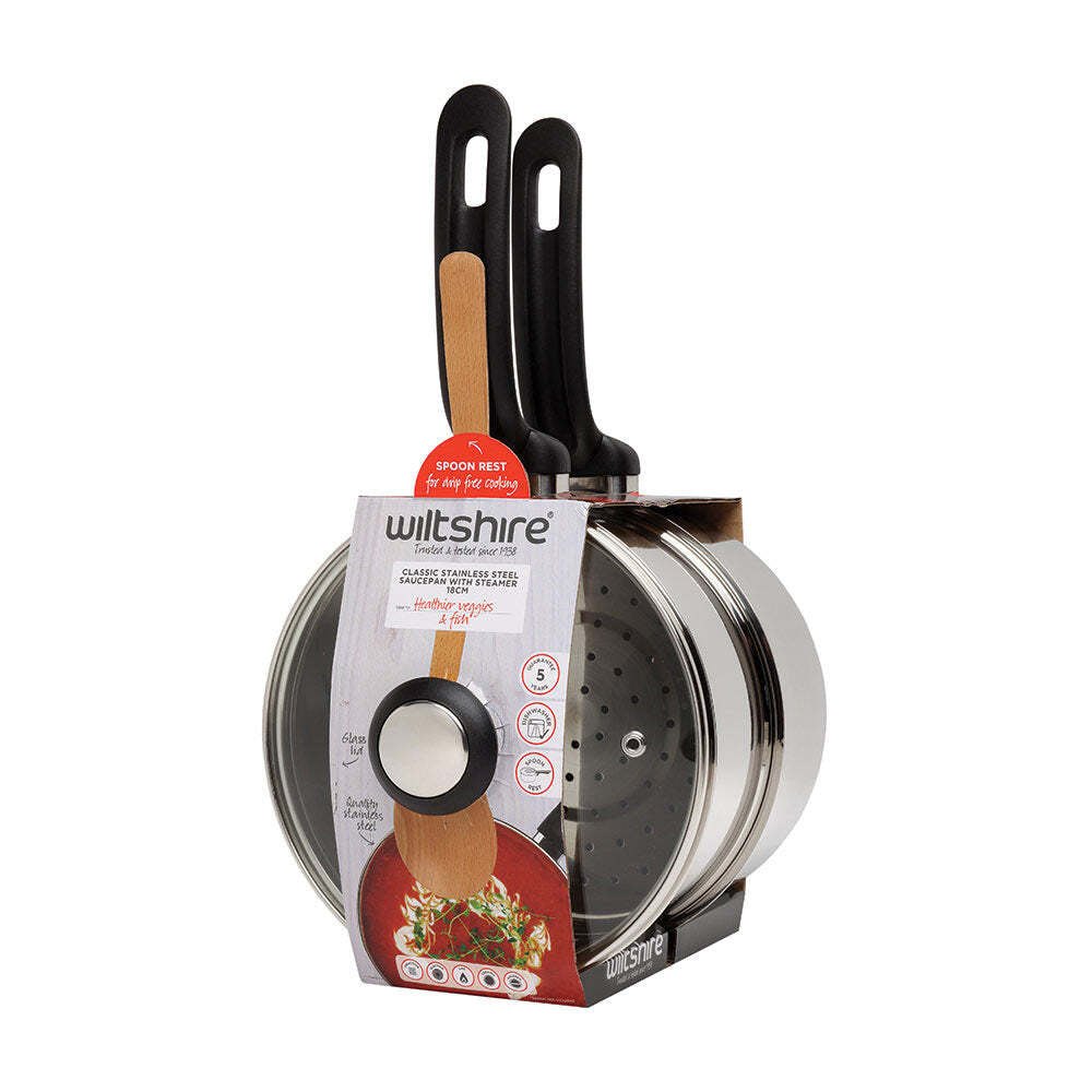 42300-wiltshire-classic-stainless-steel-glass-lid-steamer-set-18cm