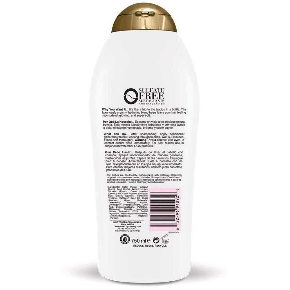 OGX 750ml Nourishing + Coconut Milk Conditioner