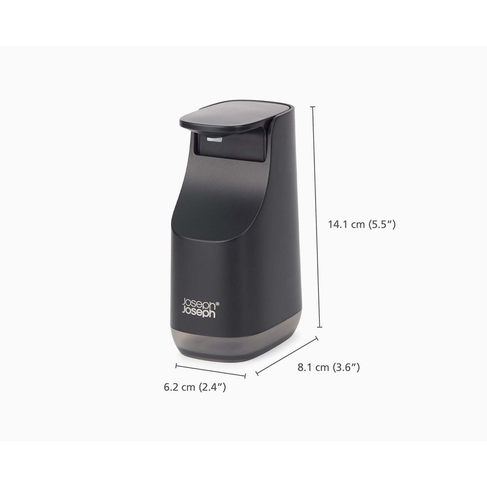70602-joseph-joseph-slim-compact-350ml-9cm-soap-pump-manual-dispenser-matt-black