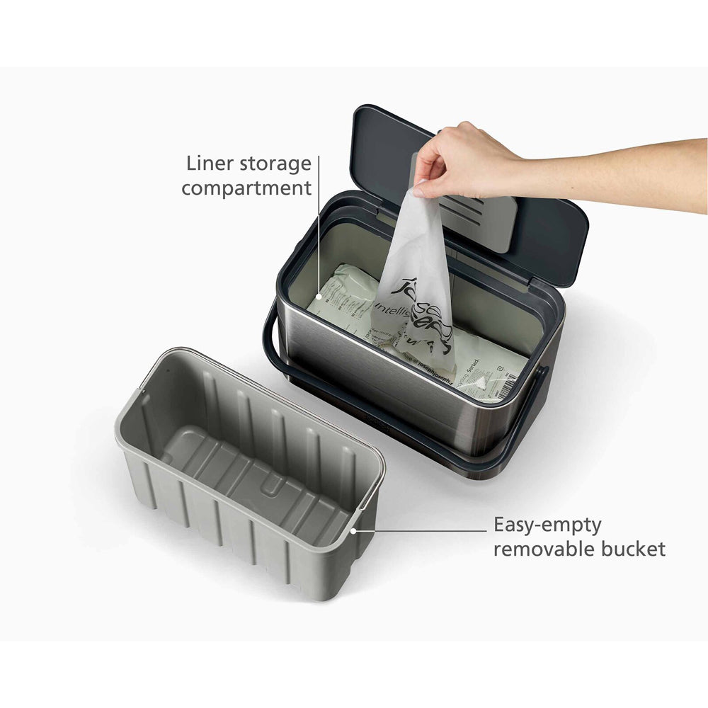 30145-joseph-joseph-collect-4l-30cm-s-s-food-waste-caddy-grey