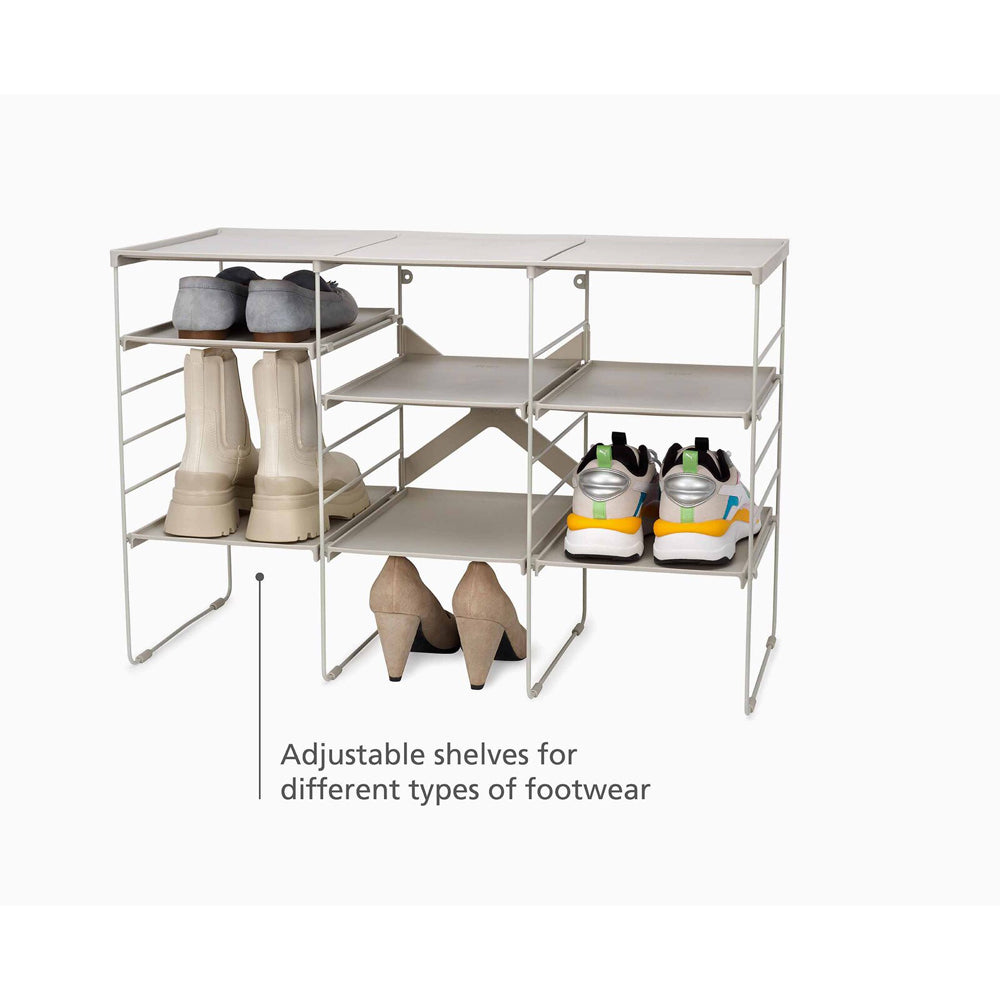 55009-joseph-joseph-level-plus-adjustable-triple-shoe-rack-51cm-ecru