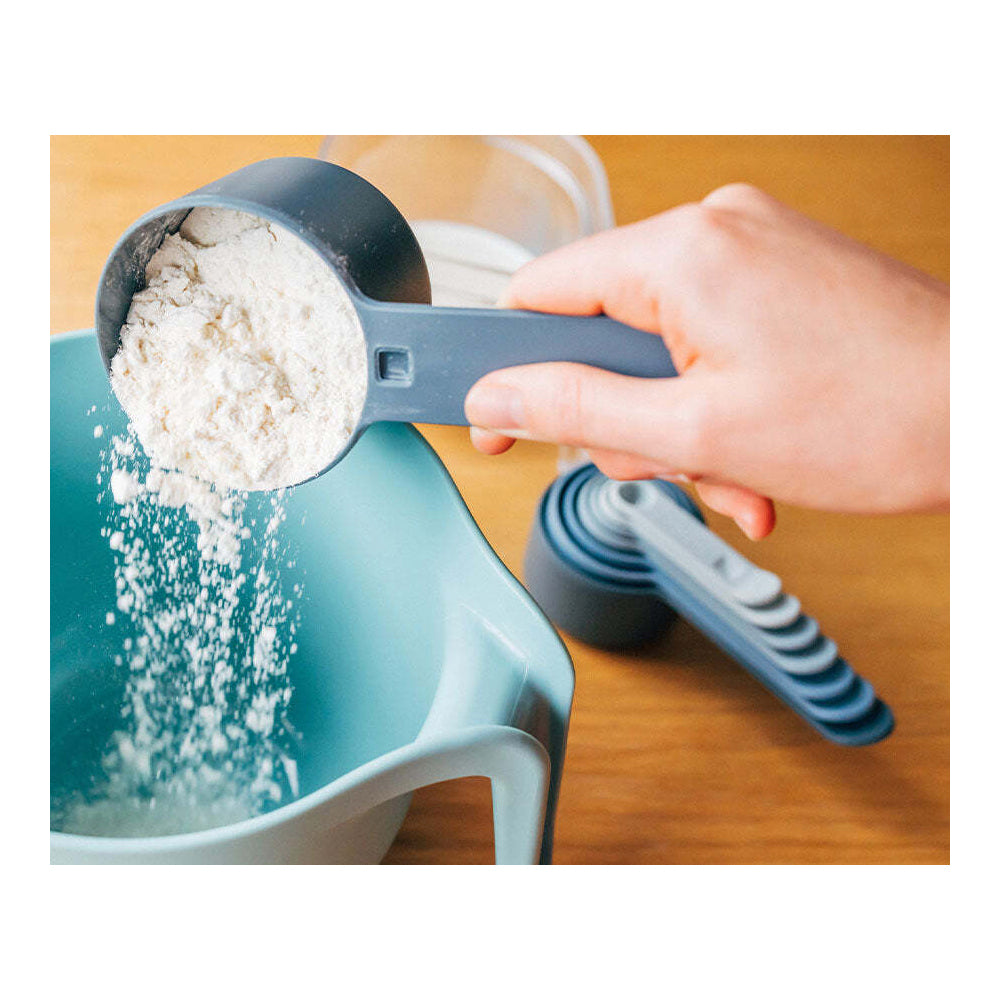 8pc Joseph Joseph Nest Measure Stackable Measuring Cup Set - Sky