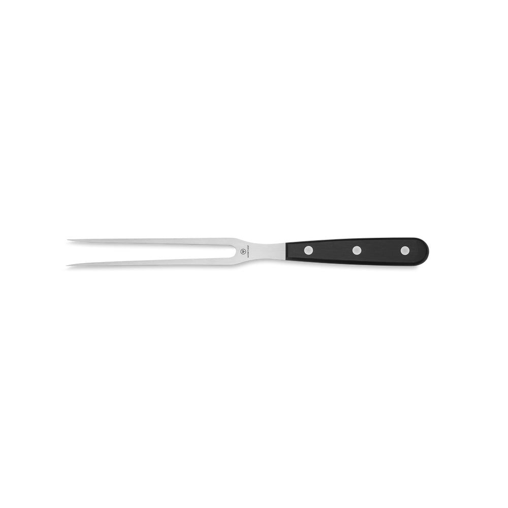 9025090816w-wusthof-gourmet-stainless-steel-meat-fork-16cm-black