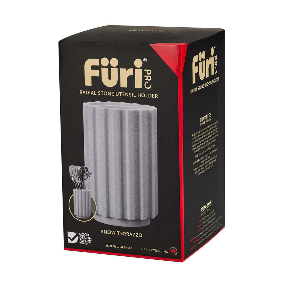 41527-furi-pro-radial-stone-utensil-holder-snow-terrazzo-19-5cm