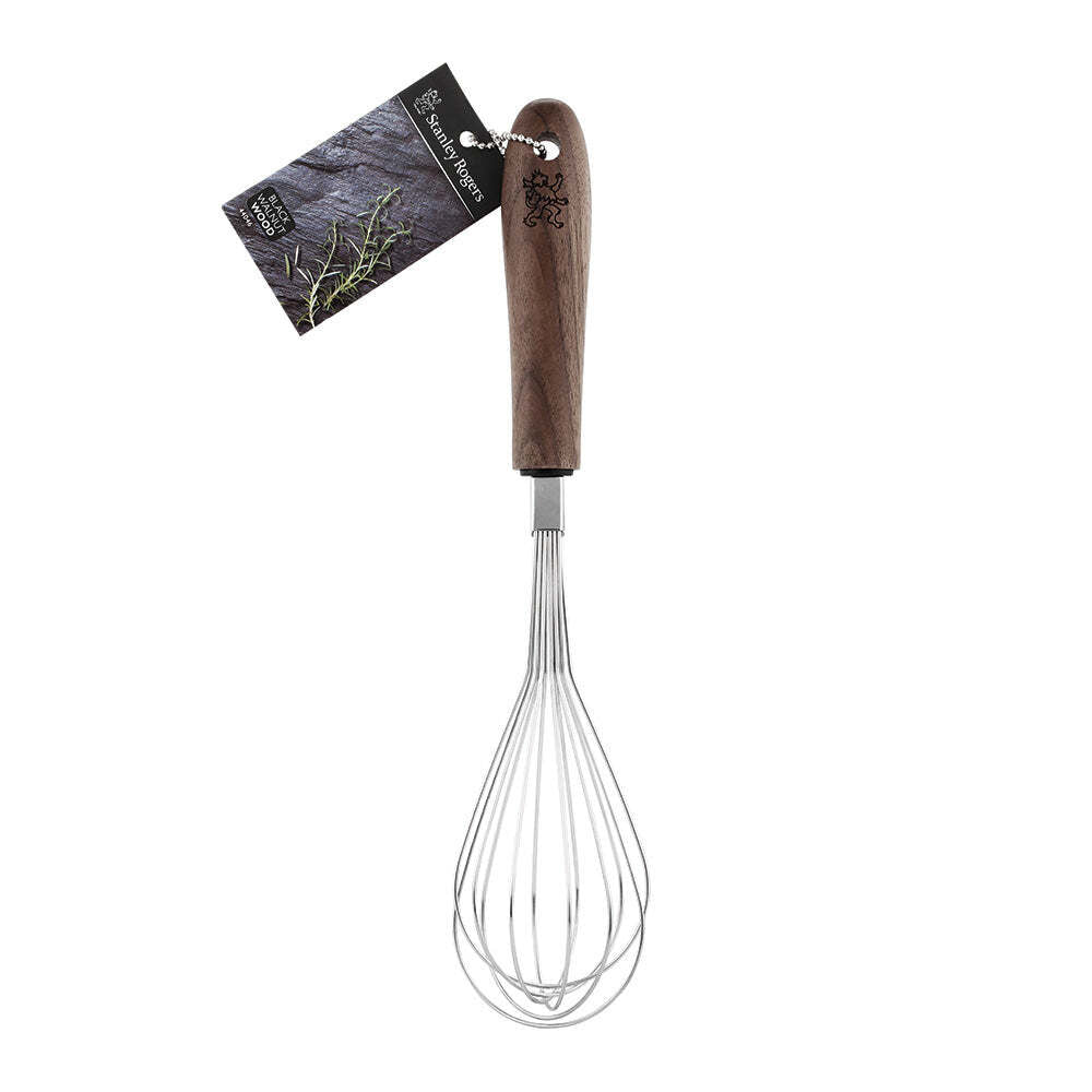 44046-stanley-rogers-black-walnut-stainless-steel-whisk-18cm